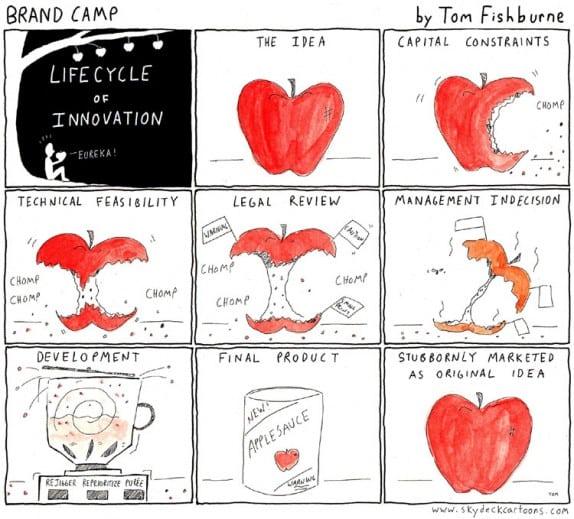 Innovation Cartoon by Tom Fishburne