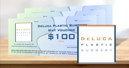 an illustration of deluca gift cards for the holidays